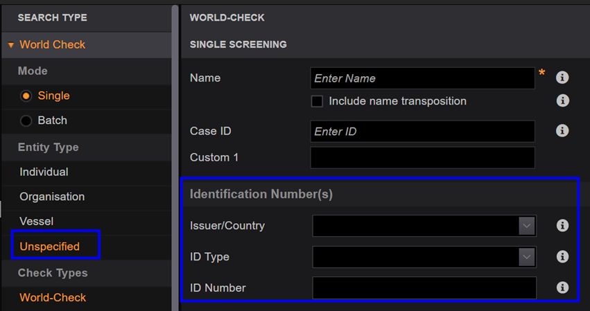 Screen with ID – Additional Enhancements 